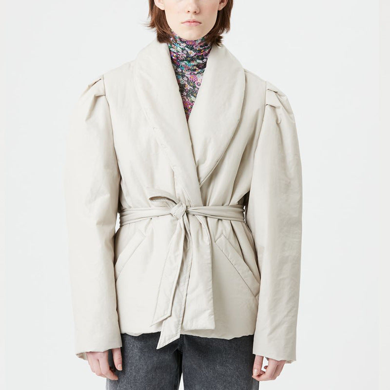 Women's Lapel Cotton-padded Coat