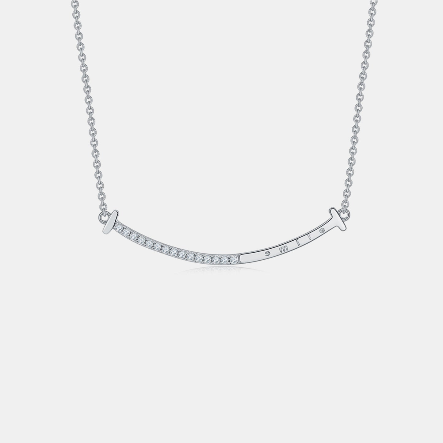 Collier en argent sterling 925 Moissanite