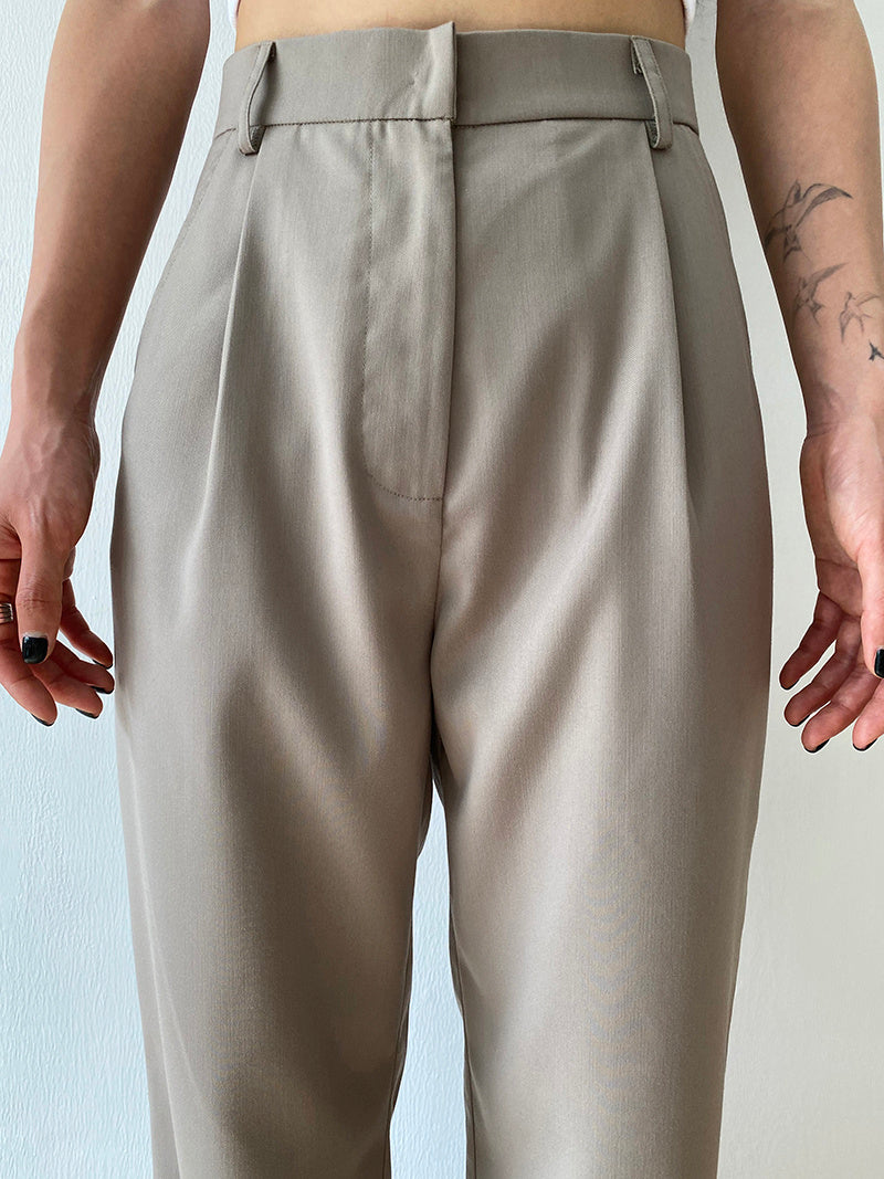 Pantalones rectos adelgazantes retro para mujer