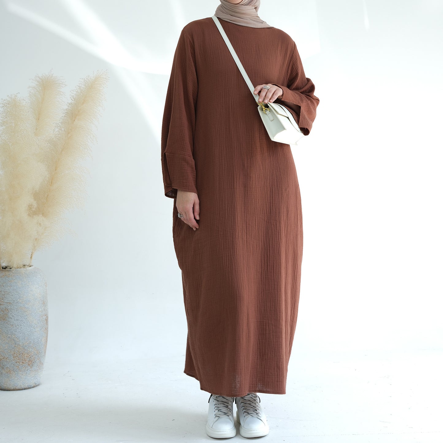 Robe de tous les jours d'automne et d'hiver pour femmes du Moyen-Orient, Dubaï, Turquie