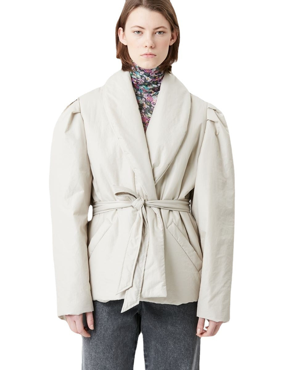 Women's Lapel Cotton-padded Coat