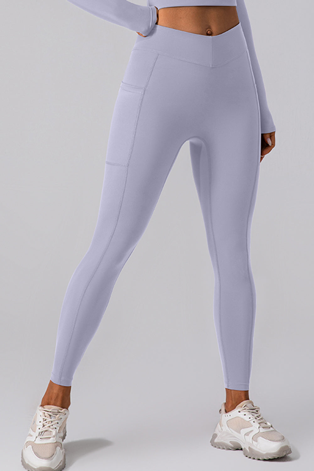 Legging actif taille haute avec poches