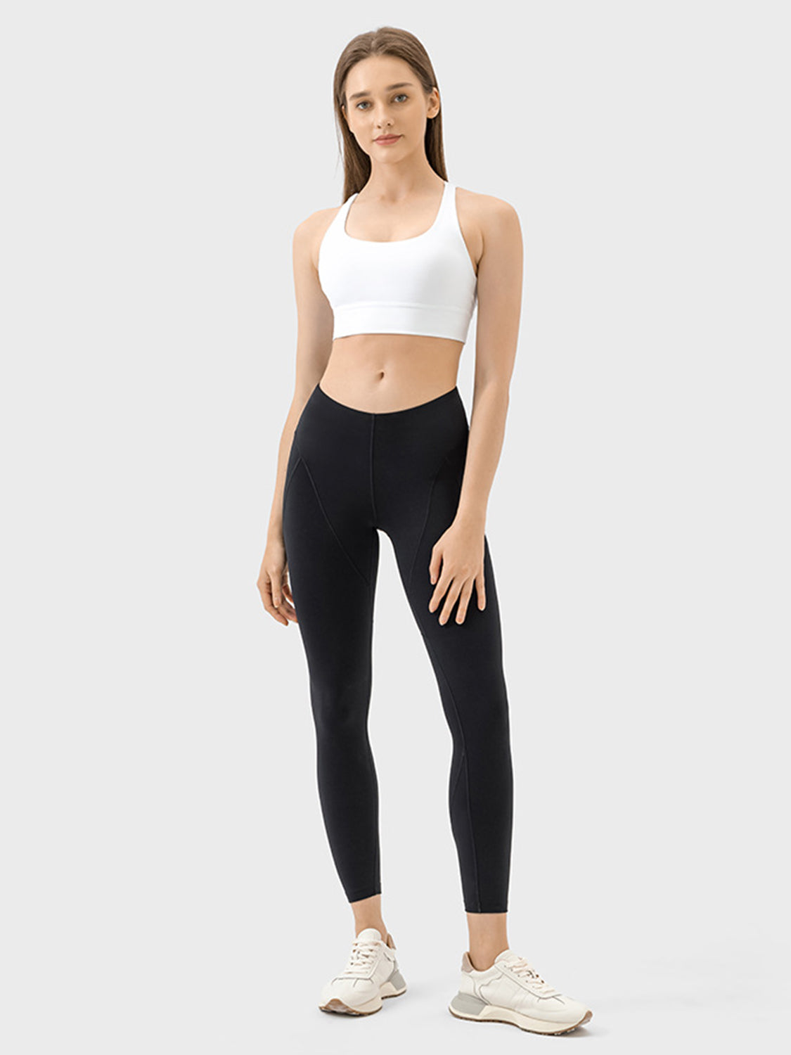 Pantalon actif taille mi-haute