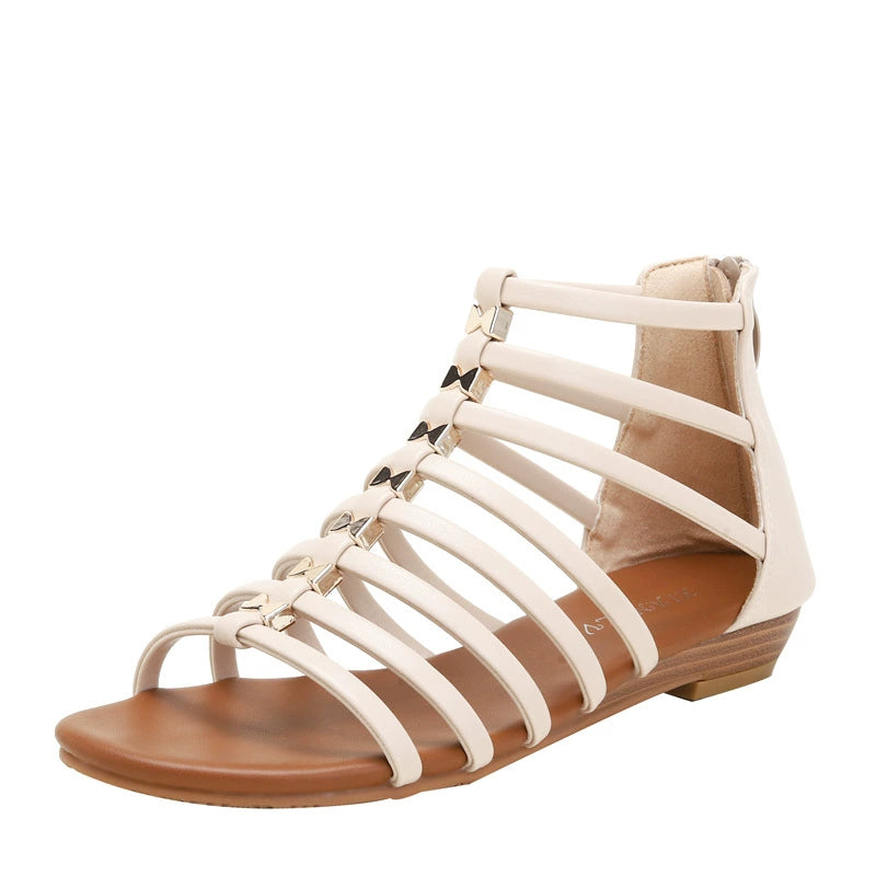 Sandalias de mujer Verano Nueva Plataforma Plana Tacón Medio Moda Mujer Casual Sandalias Casuales