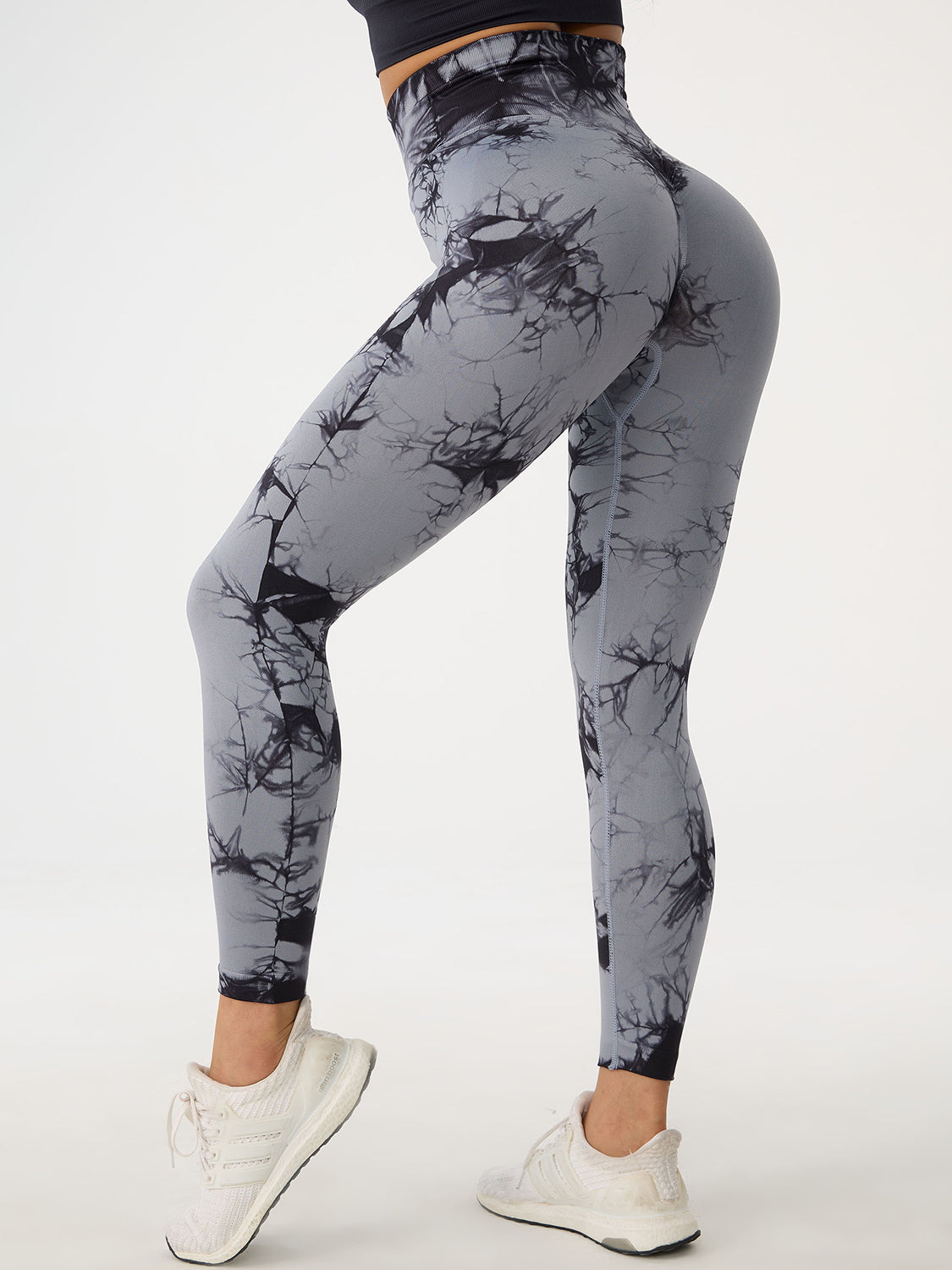 Pantalon actif imprimé taille haute