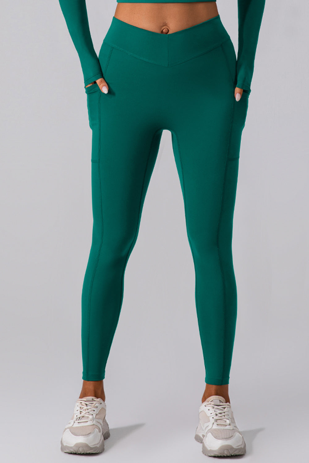 Legging actif taille haute avec poches